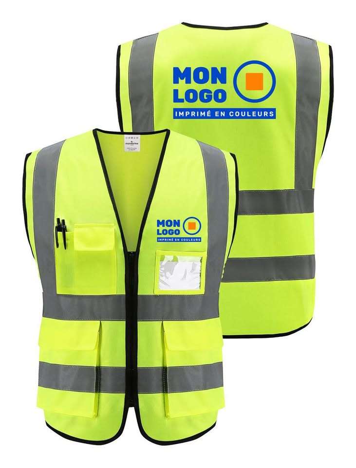 Gilets Logo Vert