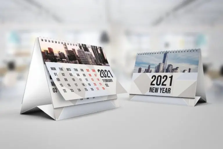 calendrier chevalet